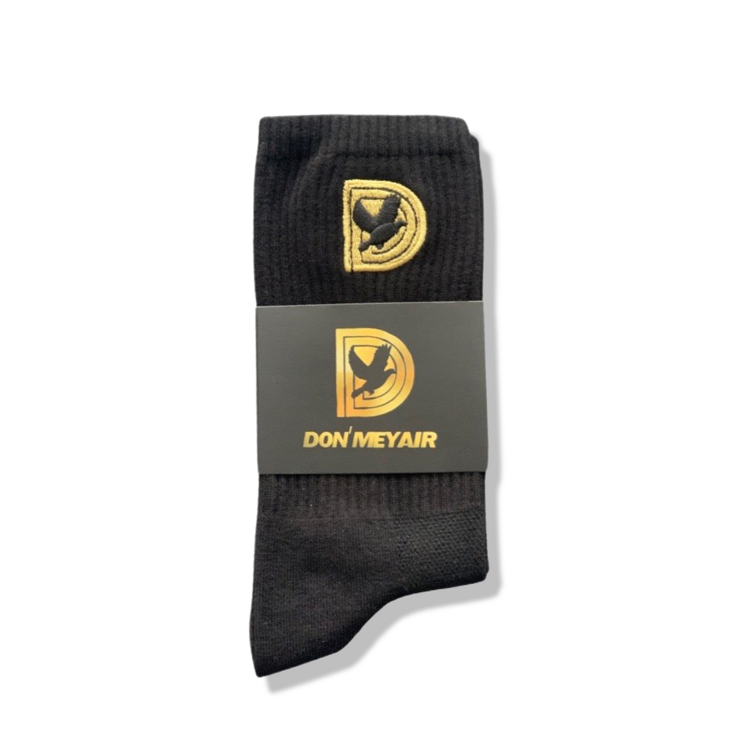 Don’meyair Signature Crew Socks – Black / White
