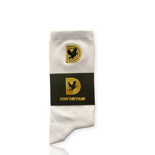 Don’meyair Signature Crew Socks – Black / White