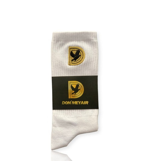 Don’meyair Signature Crew Socks – Black / White