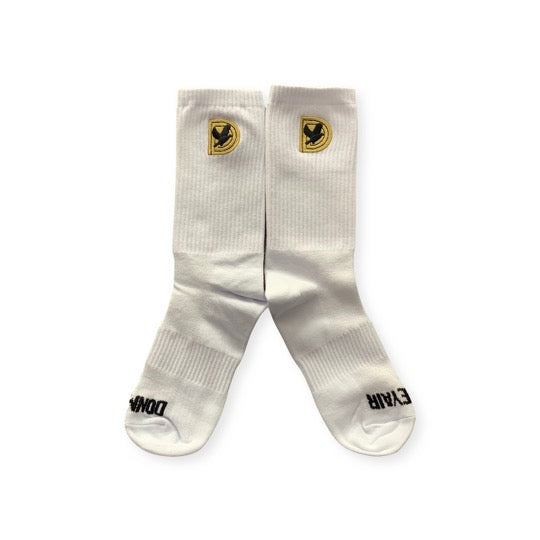 Don’meyair Signature Crew Socks – Black / White